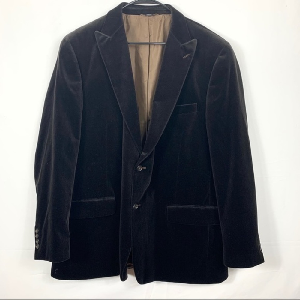 JEFF HABERDASHERY Men’s Suit Black suede one size